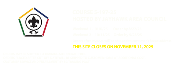 Jayhawk Area Council - Wood Badge Apparel